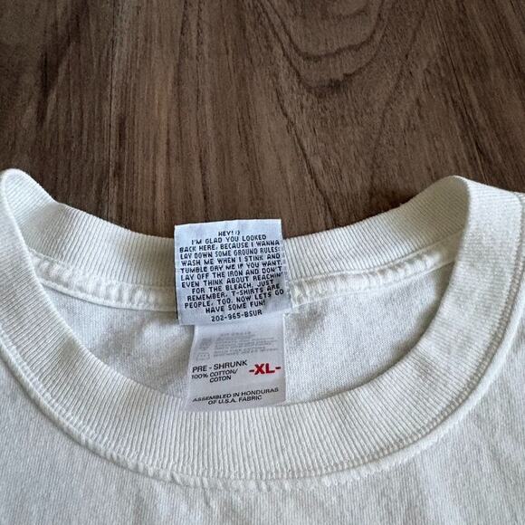 Vintage Be As You Are T-Shirt Men's Size XL All Fun And Games 1990s Art - Picture 7 of 9